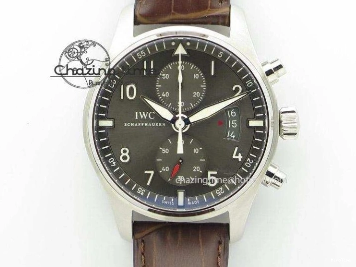 MIROTIME 0219 Aquatimer Chrono IW376803 V6F 1:1 Best Edition Gray Dial on Rubber Strap A FlexibleFit 7153